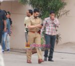 Aamir Khan snapped in his new look at Reema Kagti_s movie photoshoot in   Mehboob Studio, Mumbai on 22nd Feb 2010.JPG